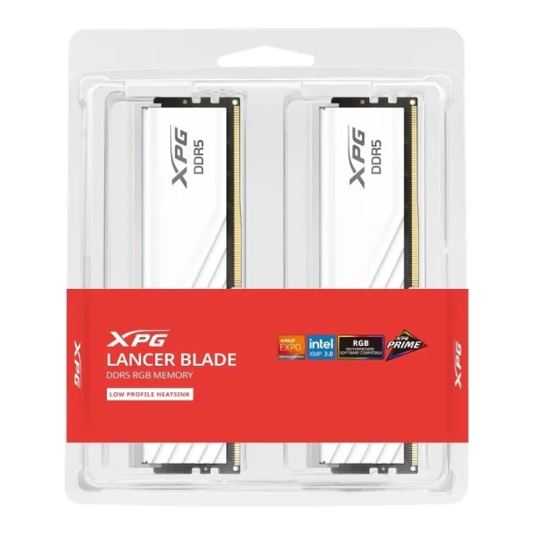 ADATA XPG LANCER BLADE (2x16GB) 32GB DDR5 RGB 6000Mhz - WHITE - Image 2